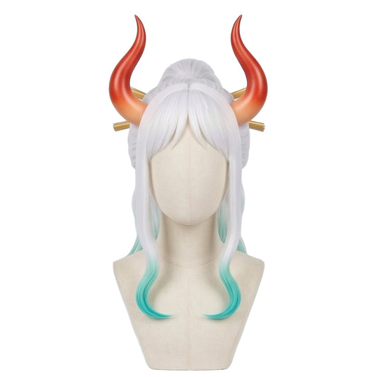Front view of Yamato cosplay wig