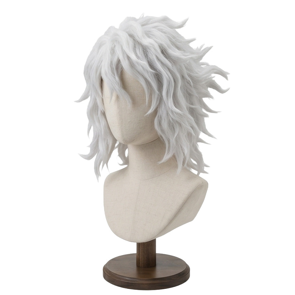 Yoichi Shigaraki cosplay wig displayed on mannequin with anime-accurate silhouette