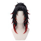 DIY styling wig for recreating Yoriichi and Kokushibo’s long layered hairstyle