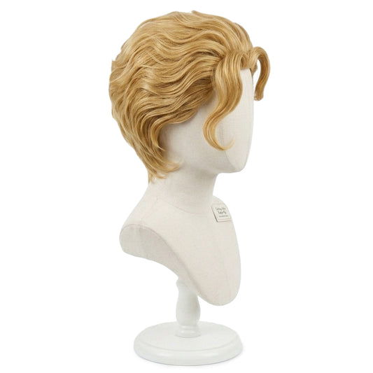 Yoshikage Kira wig right side view highlighting clean, character-accurate hairstyle