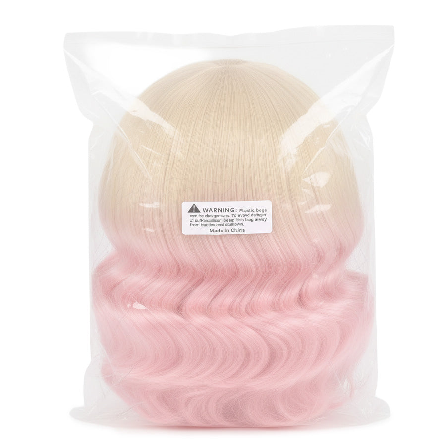 Yui Komori cosplay basicl wig packaged for shipment