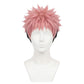 Pink and black anime cosplay wig inspired by Yuji Itadori