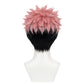 Back view of Jujutsu Kaisen Yuji Itadori cosplay wig