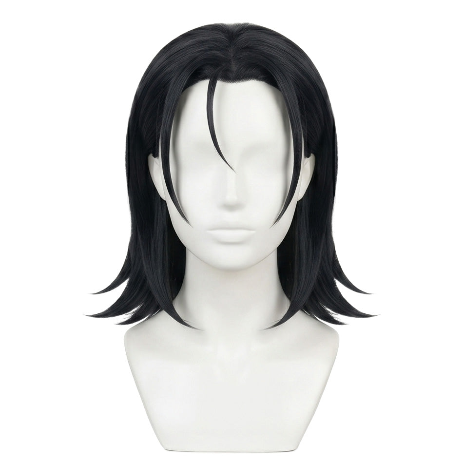 Premium heat-resistant fibers on Yuka Okkotsu wig