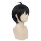 Black anime cosplay wig inspired by Yuri Briar from SPY x FAMILY