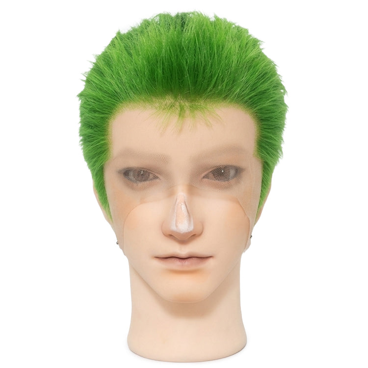 Green lace front wig