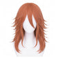Angel Devil cosplay wig basic version with orange anime hairstyle