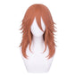 Angel Devil cosplay wig basic version with orange anime hairstyle
