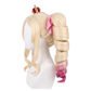 Side view of Beatrice wig showing vertical drill-shaped curls