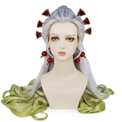 Daki Wig - Unveil the Elegance of Demon Slayer's Sinister Sibling Duo with Morojowig