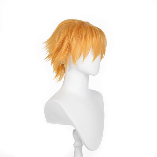 Anime Chainsaw Man Denji Cosplay Wig Short Golden Wigs Heat Resistant  Synthetic Hair
