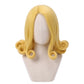Funny Valentine cosplay wig from JoJo’s Bizarre Adventure featuring long light blonde hair with thick, well-defined ringlet curls and handcrafted character styling