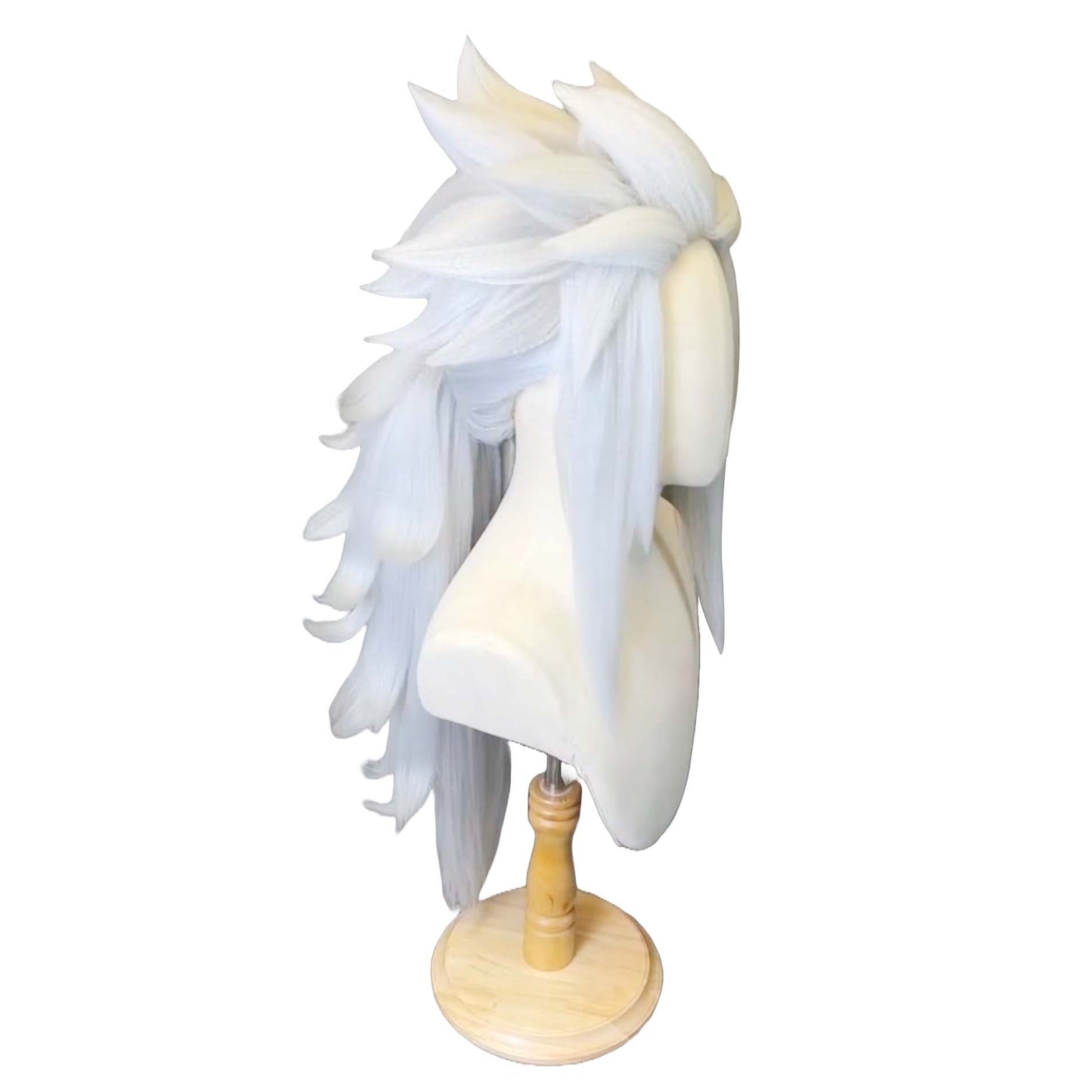 Expertly styled spikes for a dynamic, screen-accurate Naruto cosplay look