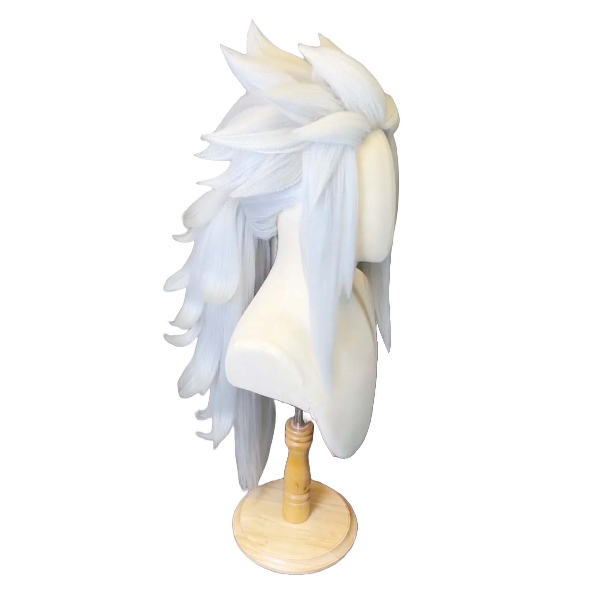 Expertly styled spikes for a dynamic, screen-accurate Naruto cosplay look