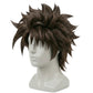 Mannequin wearing Joseph Joestar cosplay wig 