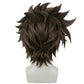 Back view of Joseph Joestar cosplay wig showing natural volume and smooth styling