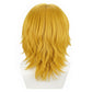 Back view of layered Ken Masters cosplay wig premium fibers