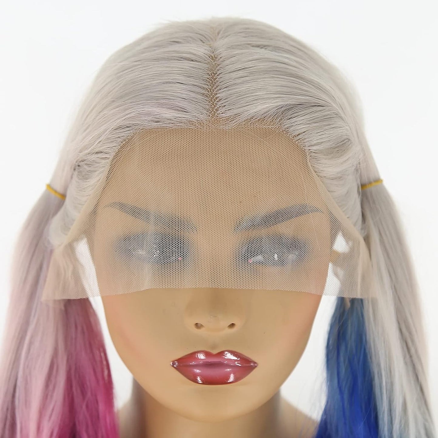 Get Playfully Chaotic with our Harley Quinn Lace Front Wig - Perfect for Cosplay and Fun!