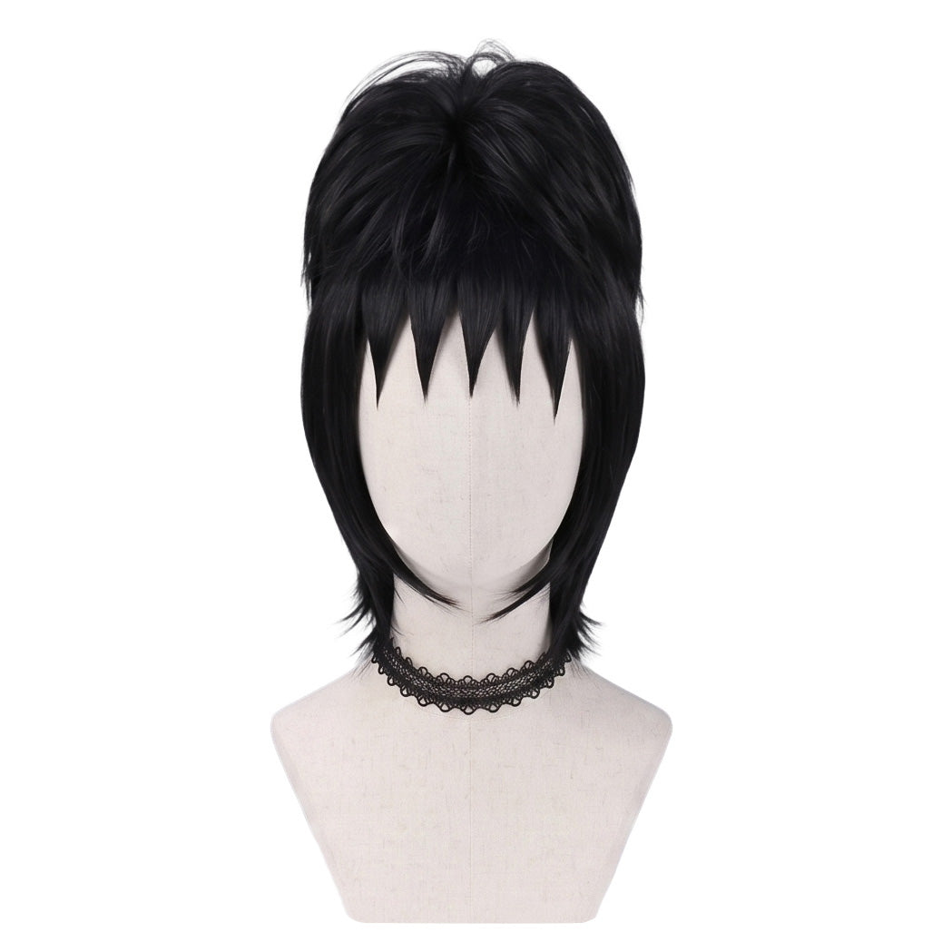 DIY styling wig for recreating Lydia’s dark layered hairstyle