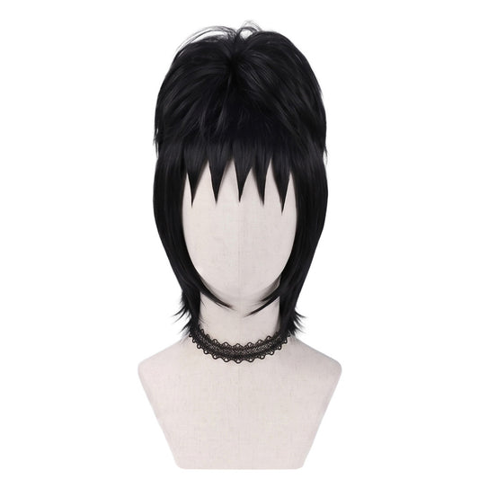 DIY styling wig for recreating Lydia’s dark layered hairstyle