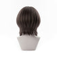Back view of Megumin wig displaying length and layered brown hair