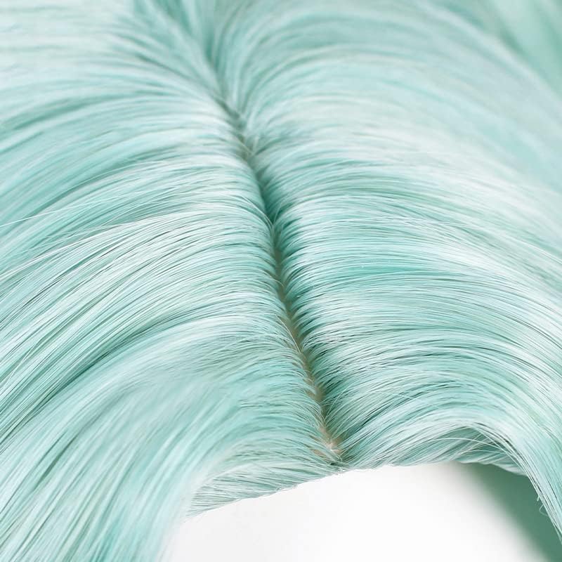 Anime Mint Long Ponytail Hair Rebecca Cyberpunk Wig