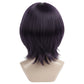 Back view of Motoko Kusanagi wig showing textured layers
