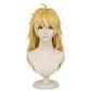 Long blonde anime cosplay wig inspired by Nikaido from Dorohedoro