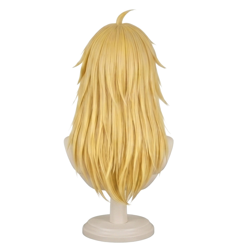 Back view of long straight Nikaido cosplay wig