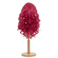 Back view of Pinkie Pie hot pink cosplay wig