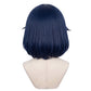 Ryuko Matoi Dark Blue Mixed Red Anime Cosplay Wig Girl Short Bob Wigs For Women Cosplay Party