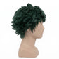 Spike Spiegel wig displayed on mannequin with premium handmade styling