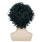 Back view of Cowboy Bebop Spike wig showing layered texture