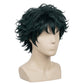 Spike Spiegel wig fibers and natural dark green color