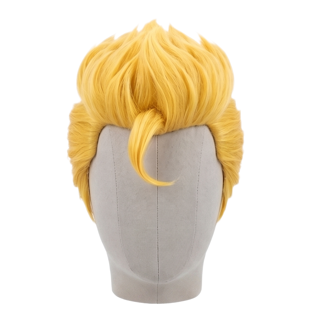 DIY styling wig for recreating Takemichi’s faux hawk hairstyle