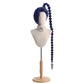 Front view of Thirteen Scissor Seven cosplay wig with long blue hair