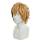 Thorfinn cosplay wig displayed on mannequin with Viking aesthetic
