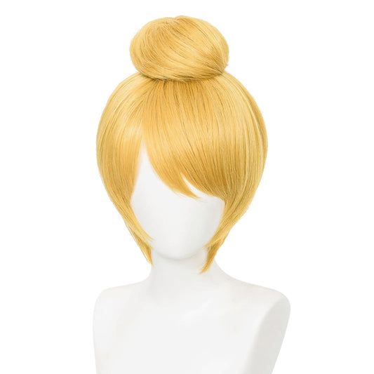 Tinker Bell Blonde Cosplay Wig with Bun
