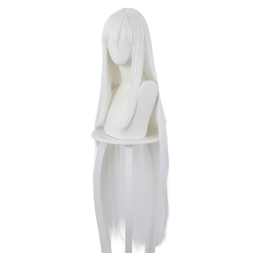 Unleash Your Creativity with the 100 cm Long White Cosplay Wig - Transform into Your Favorite White-Haired Character with Ease
