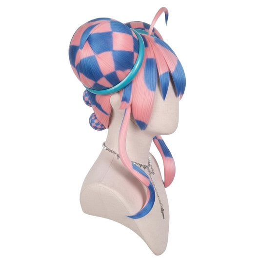 Side view of Yameii wig showing soft fluffy volume