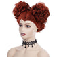 Winifred Sanderson Wigs Auburn Brown Short Curly Anime Red Heart Women Theme Party Cosplay Costume Wigs