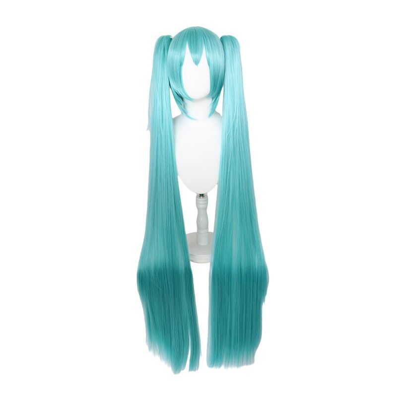 Hatsune Miku Green Cosplay Wig Fashion Long Straight Lolita Wigs for Anime Cosplay Costume