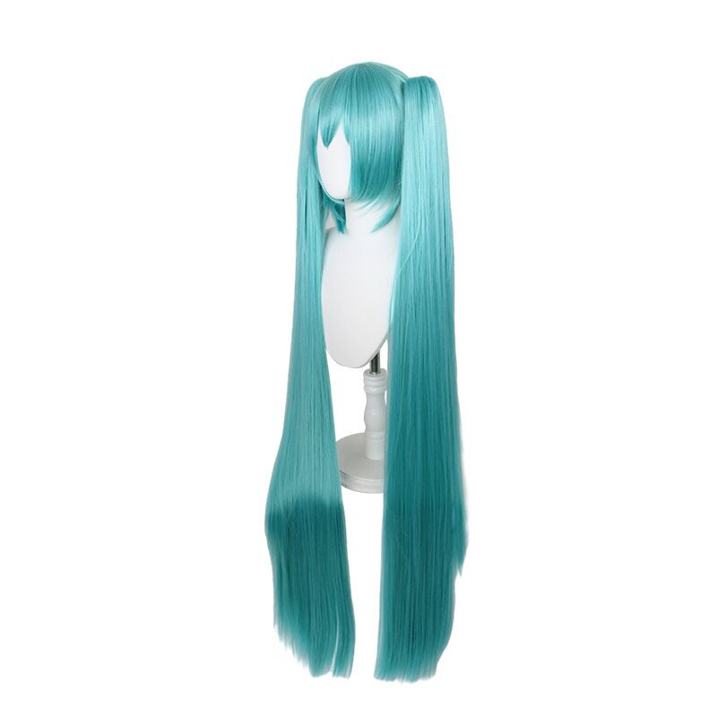 Hatsune Miku Green Cosplay Wig Fashion Long Straight Lolita Wigs for Anime Cosplay Costume