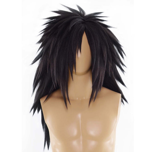 Madara Uchiha Halloween Black Cosplay Wig Anime Costume Props Realistic Hair