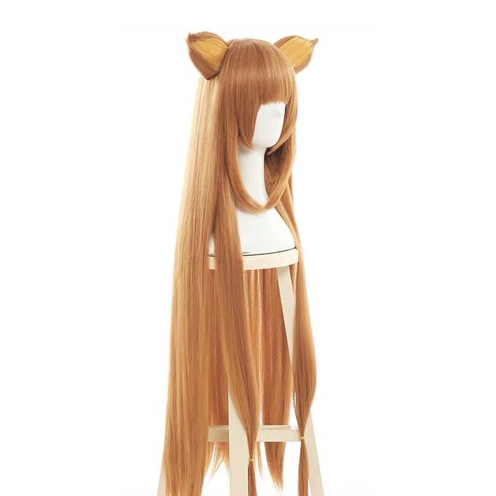 The Rising of the Shield Hero Cosplay Wig Raphtalia Long Brown Synthetic Hair with Bangs for Halloween, Costume Party, Anime Show, Cosplay Event, Concerts, Daily Wigs